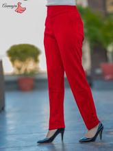 Aamayra Fashion House Red Woolen Pant For Women