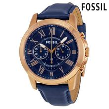 Fossil Watch Fossil Grant FS4835 Chronograph Leather Watch For Men - [#Men's Watch]