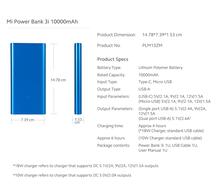 Mi 3i Power Bank 10000 mAh Black