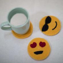 Emoji Tea Coaster Cup Mats