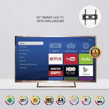 Technos 65″ LED 4K SMART TV with Wallmount