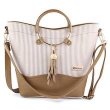 Shining Star Women's Multi-Coloured (Beige+Beige) Handbag