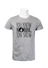 Wosa -Jon Snow GOT Grey Printed T-shirt For Men