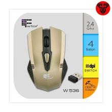 Fantech W536 2.4G 4 Buttons 1600DPI Wireless Optical Mouse