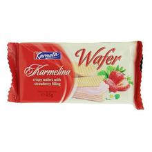 Karmela Karmelina Wafer with Strawberry Filling, 55gm