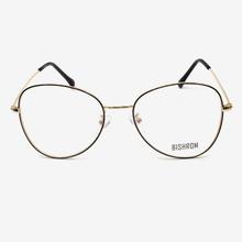 Black/Gold Metal Oval Frame For Women - 66025