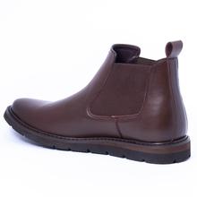 Kapadaa: Caliber Shoes Coffee Chelsea Boots For Men – (W B 481 C )