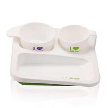 Farlin White Pe-Pa Plate Feeding Set - AH-20009