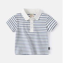 2Y-6Y Baby Boys Stripe Polo Summer Casual T-shirt