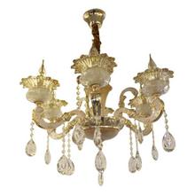 Golden Embellished Pendant Ceiling Light