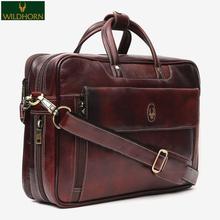 WildHorn Nepal Genuine Leather Laptop Bag fits laptop upto 15.5 inches