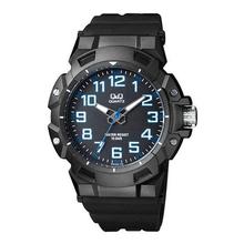 Q&Q Vq04J005Y Black Analog Watch For Men