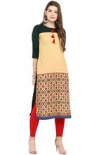 Women Floral Print Straight Kurtis – Multi-Colored