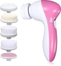 Pink 5 In 1 Face Massager And Cleanser