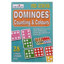 Creative Educational Aids Dominoes Card Game (Counting And Colours) - Green