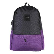 Yavie Dual Tone 19L Nylon USB Charging/Head Phone Port Casual Compatible Backpack-9031 With Free Bag Cover