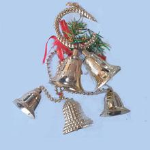 5Pcs Golden Ringing Christmas Decoration Bell N25