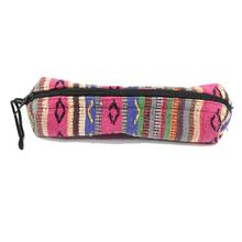 Pink Small Ghari Cotton Pencil Bag