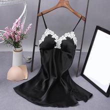 Sexy Lingerie Women Silk Lace Robe Dress Babydoll Sleeveless