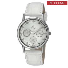 Titan 2557SL01 Analog White Dial Watch For Women
