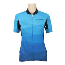 Half Sleeve and Full Zipper Cycling Jacket For Women (Blue/Black)