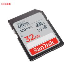 SanDisk Ultra 32GB SD Card SDHC UHS-I 120MB/s Camera DSLR Memory Card Full HD Video