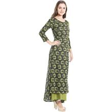 Women's Printed A-line Kurta  (Multicolor)