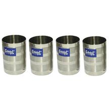 Everest Stainless Steel Deepline Glass - 400ml - Set Of 6