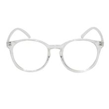 Transparent Full Rim Plastic Frame Eye Glasses - Unisex