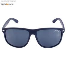 GREY JACK Oversized Square 400% UV Protected Black Wayfarer Full Rimmed Sunglasses (Unisex)