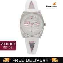 Fastrack White Dial Analog Watch For Women -  68008SM01