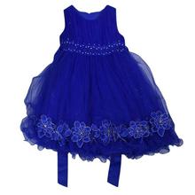 Floral Designed Net Dress For Girls