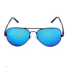 Grey Jack Mirrored Square Wayfarer Sunglasses Unisex Ice Blue