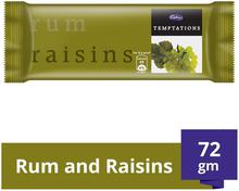 Cadbury Temptation Rum and Raisin Chocolate, 72 g