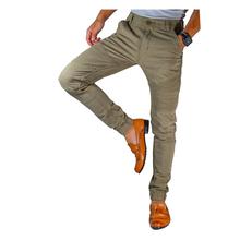 Virjeans Stretchable Cotton Joggers for Men (VJC 702) Brown