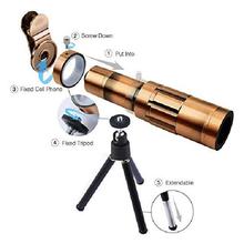 20X Zoom Telephoto Lens With Universal Clip And Mini Flexible Tripod For IOS And Android