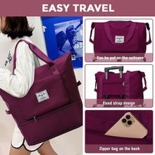 Women Travel Bag Waterproof Weekender Bags - Luggage Shoulder Handbag | Fashion Travel Bag For Women - Maroon