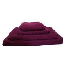 Set of 4 Pinzon Blended Cotton Towel Set - Purple