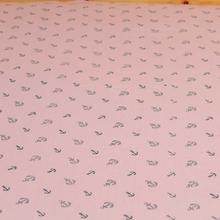 Anchor Printed Pink Bedsheet