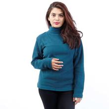 Sonam Gears Mock Neck Fleece Sweatshirt For Women-721