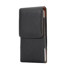 Premium PU Leather Vertical Case Holster with Belt Clip for Samsung