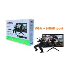 15 Inch Hitech Led Monitor With VGA & HDMI Supported Black In Color