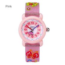 Girls Cartoon Watch Waterproof Creative 3D Butterfly Wristwatch For Toddler