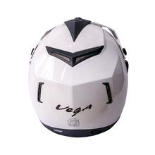 Off Road Dual Visor White Helmets