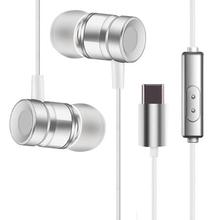 OLLIVAN USB Type-C In Ear earphone with microphone metal