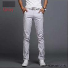 Cotton Men Pants Straight Spring and Summer