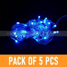 Combo of 5Pcs 10Mtr Tihar Light- Blue