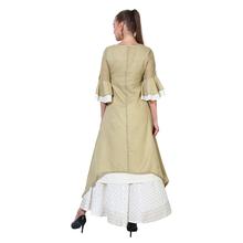 Paislei Khaki Color stylish indowestern dress