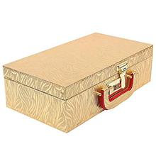 Kuber Industries Wooden Two Rod Bangle Storage Box