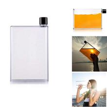 A5 Memo Paper Shaped Reusable Flat And Slim Notebook Water Bottle